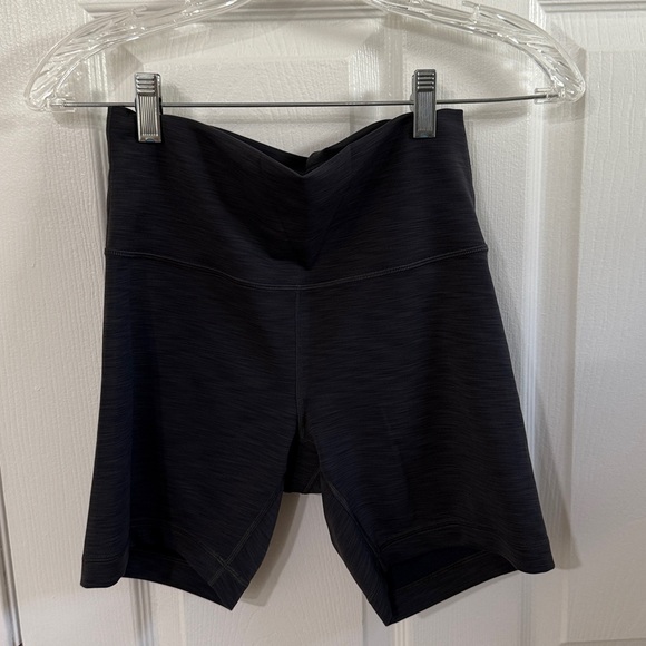 Grey Lulu Biker Shorts - Picture 1 of 2